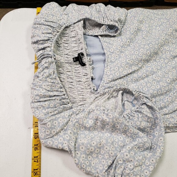 Cotton Candy LA Womens Y2K Milkmaid Mini Dress Size L Cottagecore Soft Girl - Picture 6 of 9